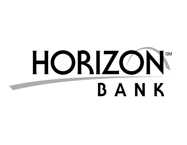 Horizon Bank logo BW