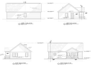 Elevations for 720 East 25th Street