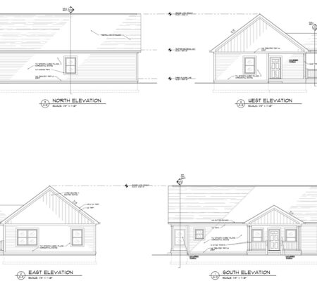 Elevations for 720 East 25th Street